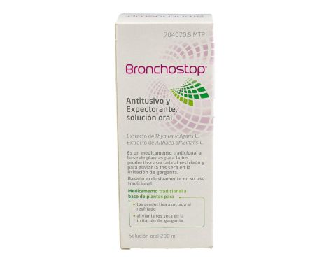 Bronchostop Antitusivo Y Expectorante Solución Oral 200ml