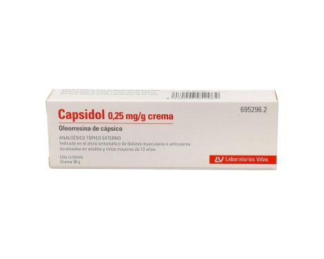 Capsidol 0,25 ml/g Crema 1 Tubo 30g