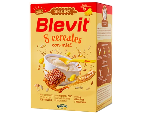 Blevit Superfibra 8 Cereales y Miel 500g