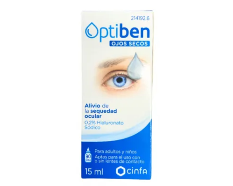 Optiben Ojos Secos Gotas 15ml