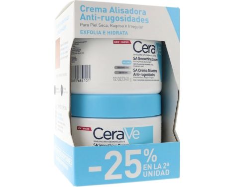 CeraVe SA Crema Alisadora Anti-Rugosidades 2x340g