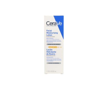 Comprar CeraVe Loción Hidratante de Rostro SPF30 52ml