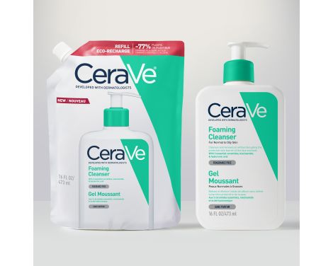 Cerave Gel Limpiador Espumoso 473ml Recarga