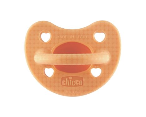 Chicco Chupete Silicona Physio Luxe 2-6m Naranja 1 ud