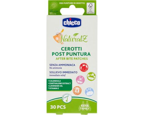 Chicco Naturalz Parches Post- Picadura 30 Unidades