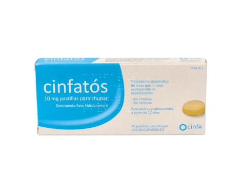Cinfatos 10mg 20 Pastillas Para Chupar