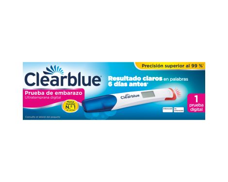 Clearblue Prueba de Embarazo Ultratemprana Digital 1 ud