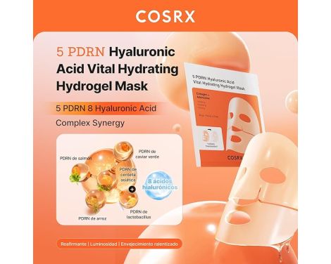 Comprar Cosrx 5 Pdrn Hyaluronic Acid Vital Hydrating Hydrogel Mascarilla 1 Ud