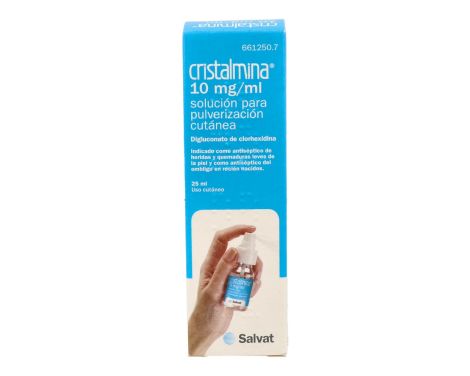 Cristalmina 10ml/ml Solución Para Pulverización Cutánea 1 Frasco 25ml