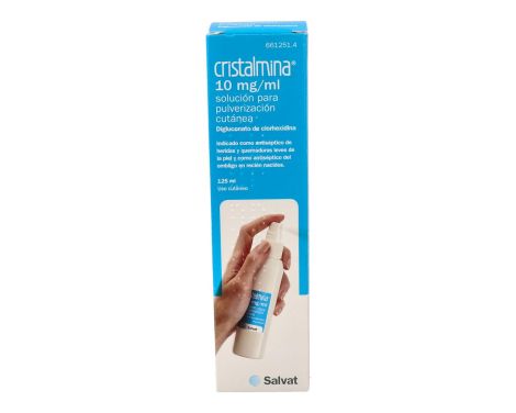 Cristalmina 125ml/ml Solución Para Pulverizacion Cutánea