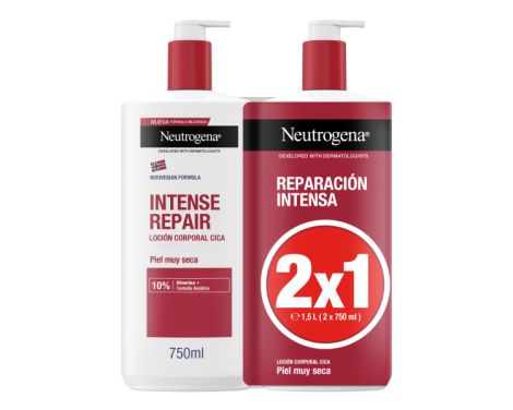 Neutrogena Loción Corporal CICA Reparación Intensa 2x750ml