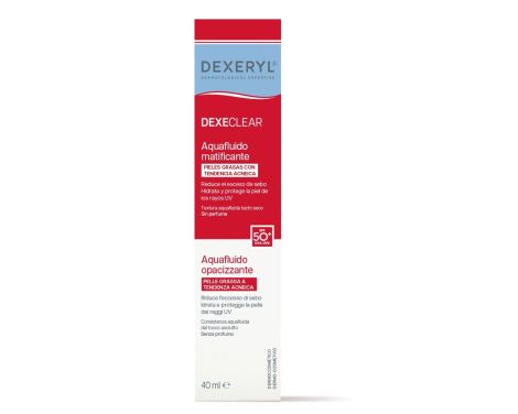 Dexeclear Aquafluido Matificante SPF50+ 40ml