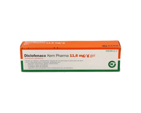 Diclofenaco Kern Pharma 11,6 ml/g gel Cutáneo 1 Tubo 60g