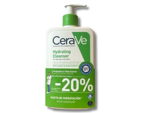 CeraVe Limpiador Hidratante 473ml 20% de dto