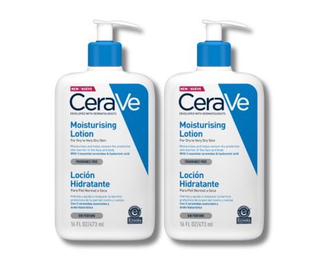 Cerave Duplo Loción Hidratante 2x473ml 2ªud al 50%