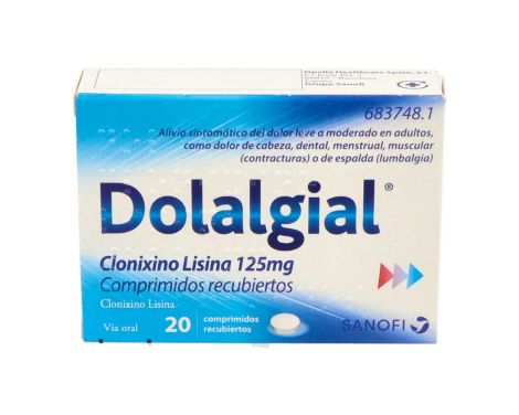 Dolalgial Clonixino Lisina 125ml 20 Comprimidos Recubiertos