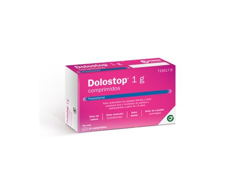 Dolostop 1g 10 comprimidos