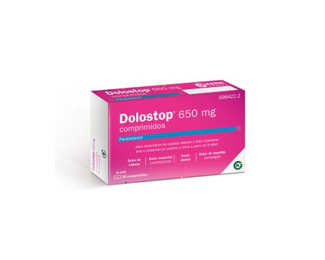 Dolostop 650mg  20 Comprimidos