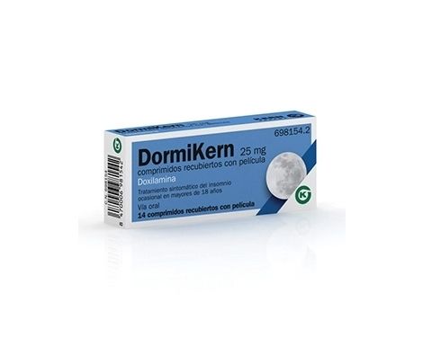 Dormikern 25mg 14 Comprimidos Recubiertos