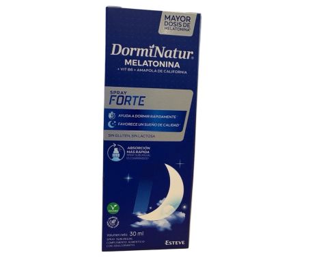 Dorminatur Melatonina Spray Forte Sabor Menta Limón 30ml
