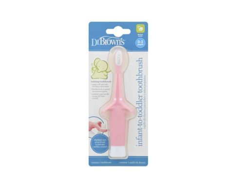 Dr Browns Cepillo De Dientes Bebé Natural Flow Rosa