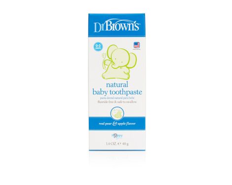 Dr Brown'S Pasta de Dientes Natural 0-3 años 40g