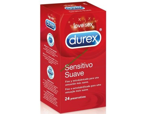 Durex Preservativos Sensitivo Suave 24 uds