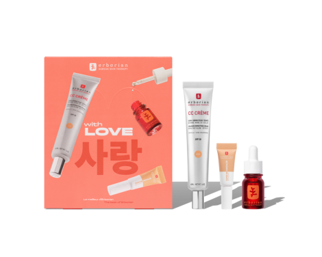 Erborian Cofre Navidad CC Cream Doré 40ml + Skin Therapy 10ml + Super BB Concealer 5ml
