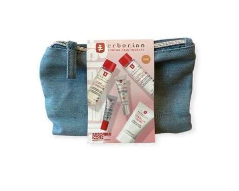Erborian Neceser Doré (Aceite 30ml, Gel 30ml, Centella Crema 20ml, CC Cream 5ml y CC Eye3ml)