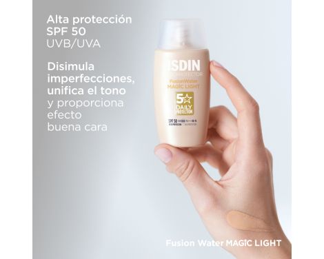 Isdin Fusion Water Magic SPF50 50ml Light sin receta