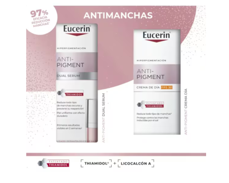 Comprar Eucerin Cofre Anti-Pigment Cofre Dual Sérum 30 ml + Crema Día SPF 30 50 ml