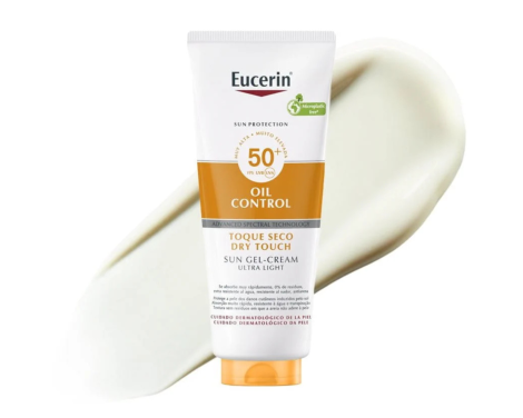 Eucerin  Sun Body Oil Control Dry Touch Gel Crema SPF 50+  200 ml