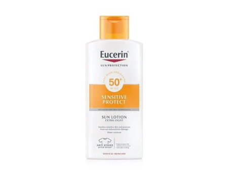 Eucerin Sun Body Sensitive Protect Loción Extra Light SPF 50+ 400 ml 