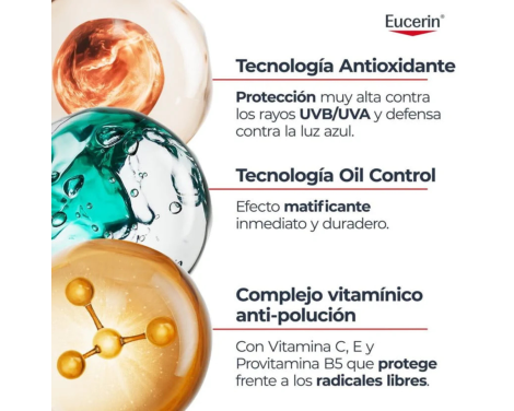 Eucerin Sun Face Oil Control UV Serum SPF50+ 30ml sin receta