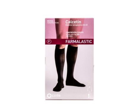 Farmalastic Calcetín Elástico Terapéutico Compresión Fuerte Talla Grande 1 ud
