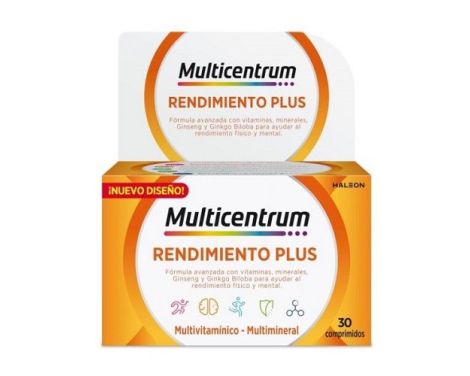 Multicentrum Rendimiento Plus  30 Comprimidos