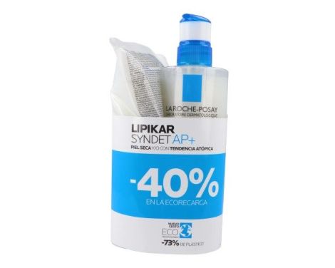 La Roche-Posay Lipikar Syndet 400ml + Refill 40% Dto 2ª Unidad