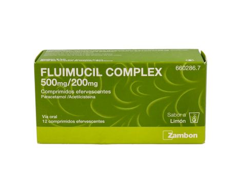 Fluimucil Complex 500 ml/200 ml 12 Comprimidos Efervescentes