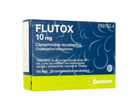 Flutox 10 mg 20 comprimidos recubiertos