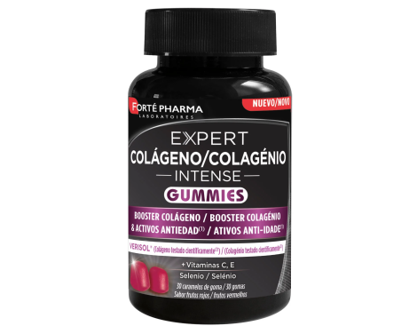 Forté Pharma Expert Colágeno Intense Gummies sabor Frutos Rojos 30 caramelos de goma