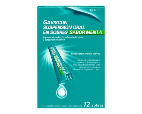 Gaviscon Sabor Menta 12 Sobres