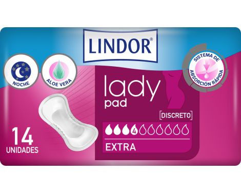 Hartmann Compresas Lindor Lady Extra 4 gotas 12 uds