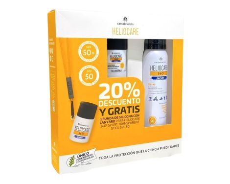Heliocare 360º Sport Spray Pack Spray + Stick