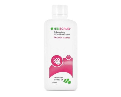 Hibiscrub 40mg/ml Solución Cutánea 1 frasco 500ml