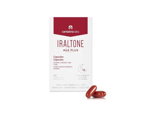 Iraltone Aga Plus 60 Cápsulas Anticaída