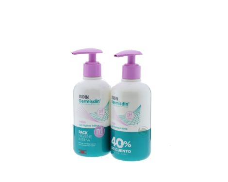 Isdin Germisdin Gel Higiene Íntima pack 2x250ml 40% 2ª ud