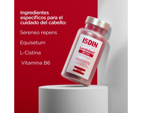Isdin Lambdapil Cápsulas Anticaída 180 cápsulas 20% gratis sin receta