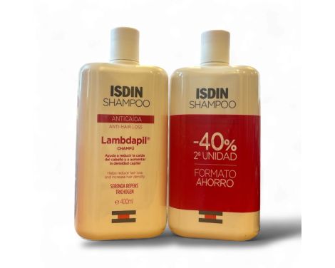 Isdin-Lambdapil-Champú-Anticaída-2-x-400ml-pack-50%-2ª-ud-0