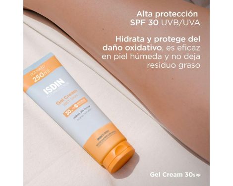Para qué sirve Isdin Fotoprotector Gel Crema SPF30 250 ml