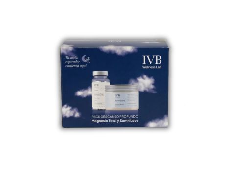 IVB Pack Descanso Profundo Magnesio Total 60 cápsulas + SomniLove 180grs